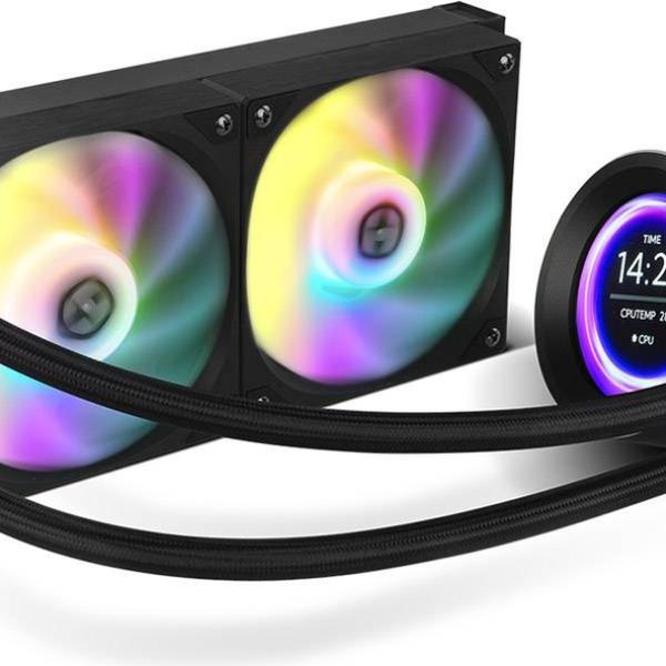Water Cooler CPU Hummer X - 240 LCD RGB All - In - One (Preto) - NOX
