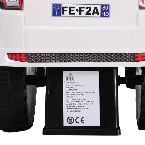 Carro andador para bebé sem Pedais com Alto - falante 60x38x42cm branco