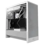 Caixa ATX H5 Flow (2024) Vidro Temperado (Branco) - NZXT