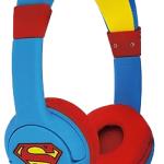 Auscultadores DC Comics Superman c/ Fios (Azul/Vermelho/Amarelo) - OTL TECHNOLOGIES