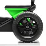 Kart Pedais Kart com Rodas Antiderrapantes de EVA Estrutura Metálica Carga 30 kg para Crianças de 2 - 5 Anos 85,5x49x57 cm Verde