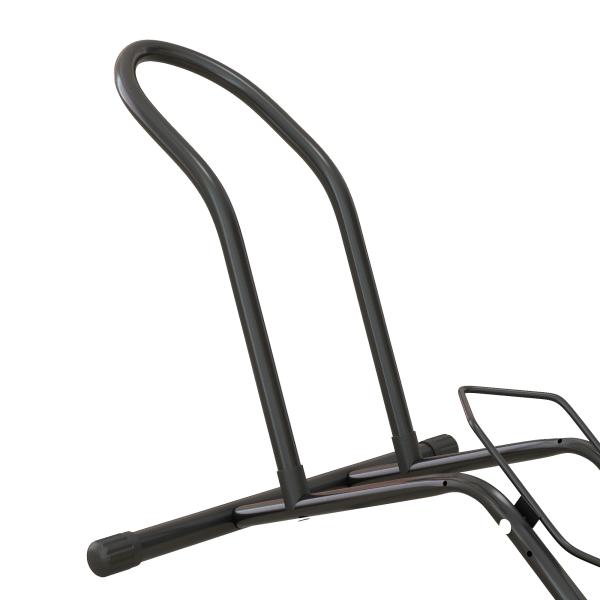 Estacionamento para Bicicletas Suporte para Bicicletas de Aço para Interior e Exterior 59x41x38 cm Preto