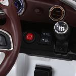 Carro elétrico infantil com licencia de Bentley GT para crianças acima de 3 anos com controle remoto 2 velocidades com faróis musica 108x60x43 cm Branco