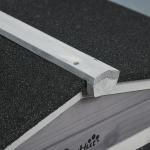 Casota para Coelhos Exterior 157,4x53x99,5 cm Gaiola Grande com Rodas, Telhado Asfáltico, Tabuleiros Removíveis e Rampa Cinzento