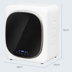 Máquina de Secar por Exaustão 4 kg 800W com Ecrã Tátil, Controlo de Tempo e Temperatura, Secagem Uniforme, Branco