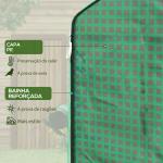 Cobertura de Substituição para Estufa 140x143x190 cm com Janela Porta Anti - UV Proteção de Plantas para Jardim Verde