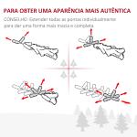 Árvore de Natal Artificial 210cm com 865 Ramos Ecológicos Decoração de Natal para Interiores Φ91x210cm Verde
