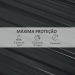 Conjunto de 12 Painéis para Teto de Aço Galvanizado Chapas Perfiladas de Teto 7m² para Abrigo de Ferramentas 129x45cm Cinzento Escuro