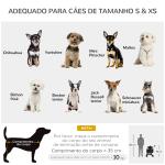 Carrinho para Animais de Estimação 3 em 1 Dobrável com Bolsa de Transporte Cesta de Armazenamento e Travão 82x49,5x98cm Preto