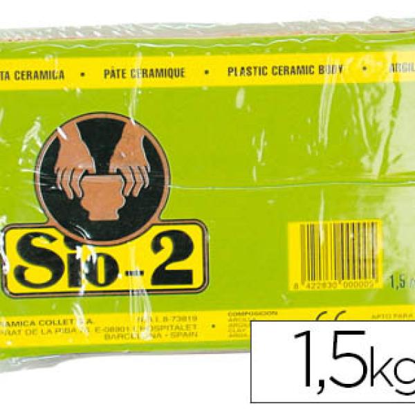Argila p/ Modelar Sio 2 1500 Grs