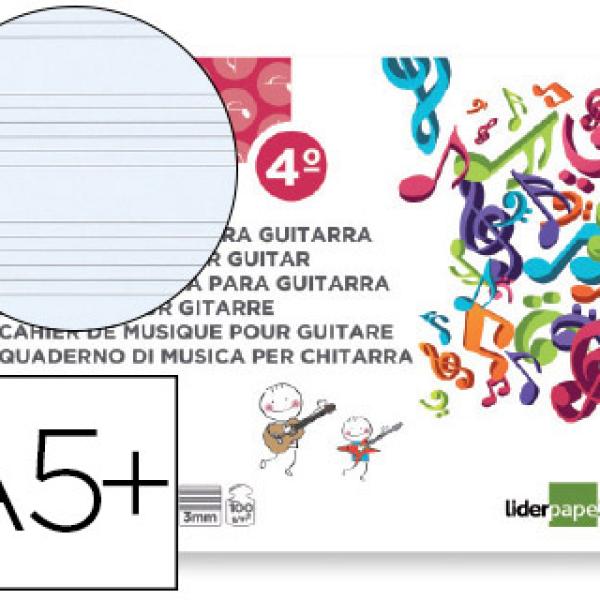 Bloco Musica Quarto 20 Fls Ao Baixo Guitarra