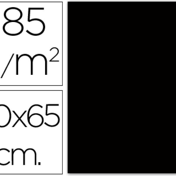 Cartolina 500 X 650 mm, 185 Grs, Guarro, Preto