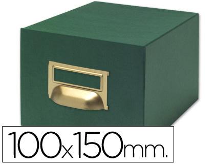 Ficheiro p/ Fichas Tela Verde p/ 500, 100 X 150 mm