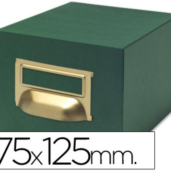 Ficheiro p/ Fichas Tela Verde p/ 1000, 75 X 125 mm