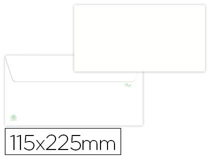 Envelope Branco 115X225 mm c/ Aba em Tira de Silicone Papel Reciclado 90 Gr (500 Unidades)