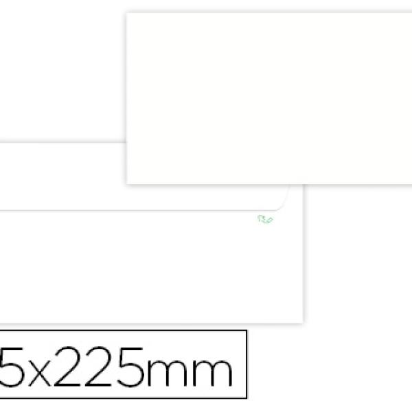 Envelope Branco 115X225 mm c/ Aba em Tira de Silicone Papel Reciclado 90 Gr (500 Unidades)