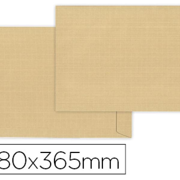 Envelope Bolsa Folekraft Armado 280X365X50mm c/Aba Tira de Silicone Papel 155Gr (50 Unidades)