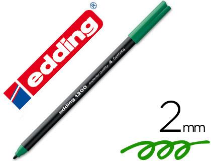 Marcador Edding Ponta Fibra 1300 Verde - Ponta Redonda 0.5 mm