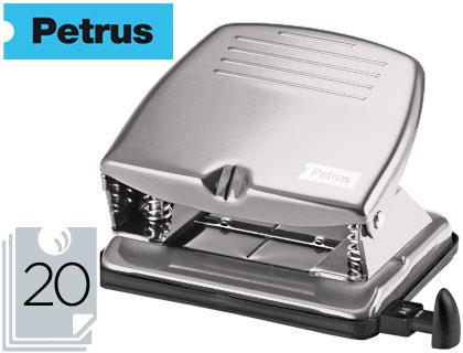 Furador Petrus 65, Capacidadee 20 Folhas Cromado