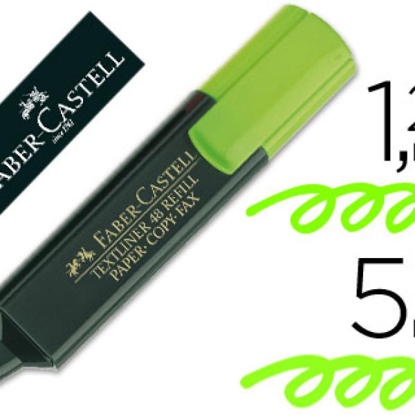 Marcador Fluorescente Faber 48 - 63 Verde
