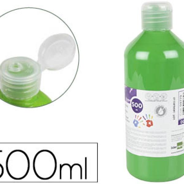 Pintura Dedos Garrafa de 500 ml Verde