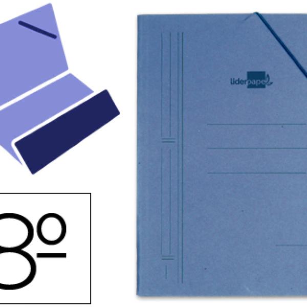 Pasta de Elasticos, Oitavo, c/ Bolsa, Azul