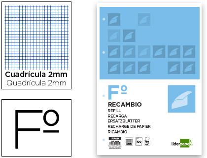 Recarga Folio 100 F 4Tf - 04 Milimetrado 4 Furos