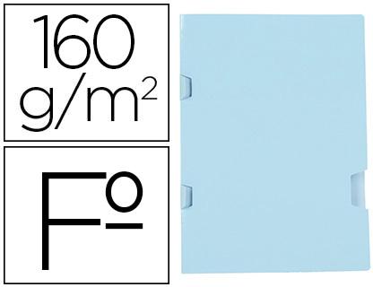 Classificador Folio Azul 3 Pestanas Plastificada 160 Gr