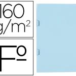 Classificador Folio Azul 3 Pestanas Plastificada 160 Gr