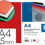 Capa De Encadernacao Polipropileno Din A4 0.5 Mm Vermalha Translucido Pack De 100 Unidades