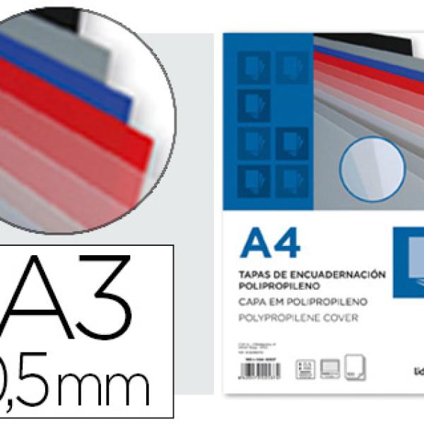 Capa De Encadernacao Polipropileno Din A3 0.5 Mm Transparente Pack De 100 Unidades
