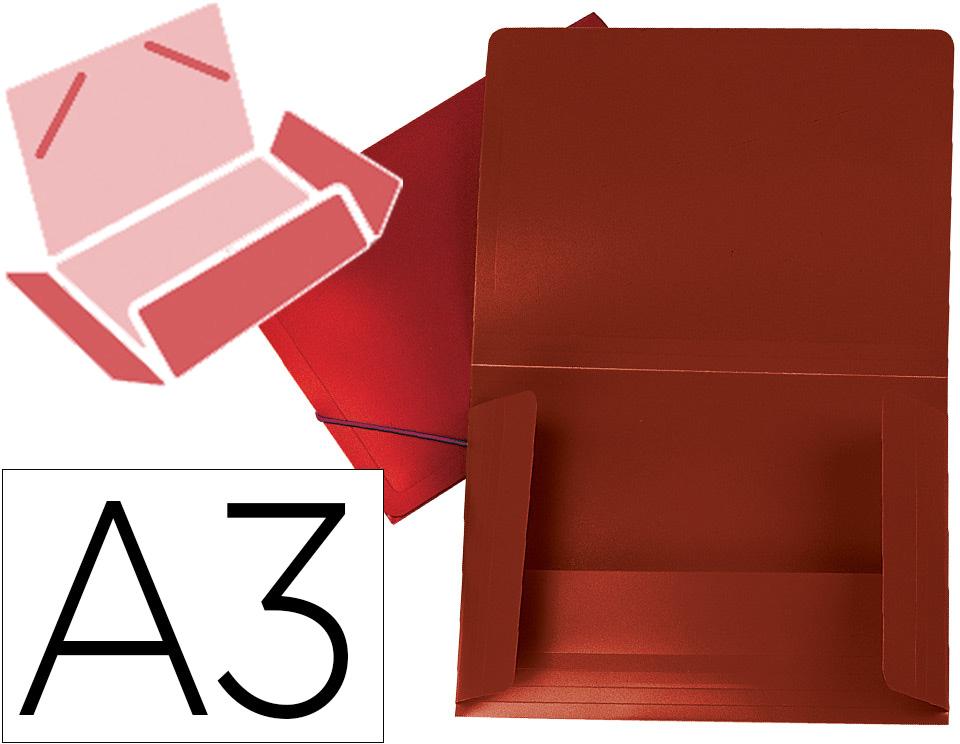 Pasta Porta Documentos Abas Polipropileno Din A3 Vermelho Translucido Lombada Flexivel