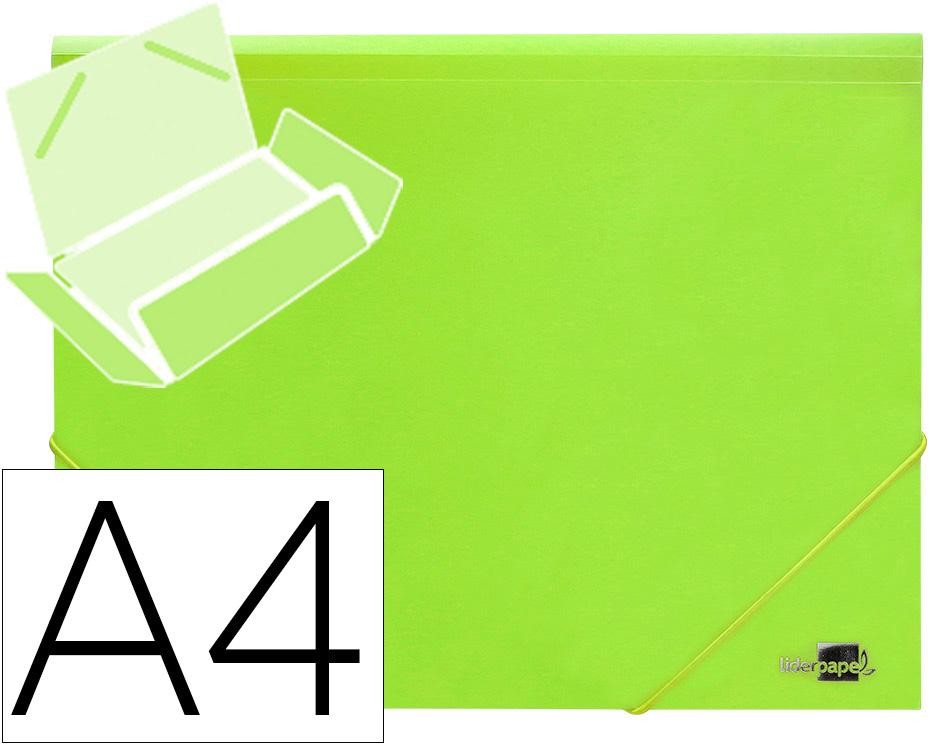 Pasta Com Elasticos Abas Polipropileno Din A4 Amarelo Fluor Opaco