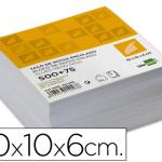 Bloco de Notas Colado Branco 100X100X60mm