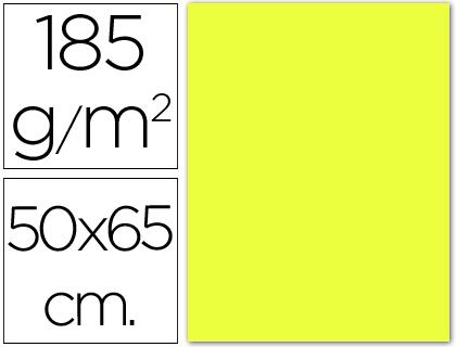 Cartolina Guarro 185 Gr 50X65 cm Amarelo Limao