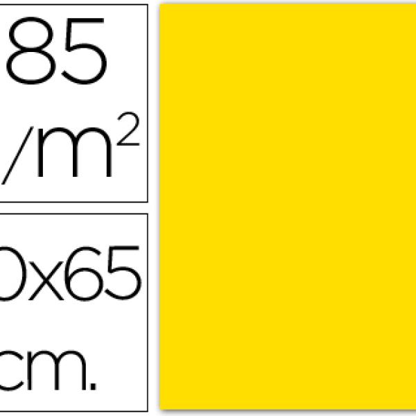 Cartolina Guarro 185 Gr 50X65 cm Amarelo Escuro