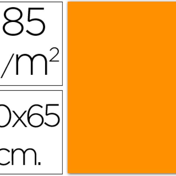 Cartolina Guarro 185 Gr 50X65 cm Laranja