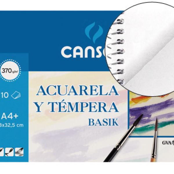 Bloco Desenho Aguarela Canson Espiral 230X325mm 10F