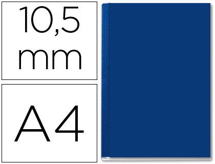Capa de Encadernacao Leitz Opaca Rigida Lombada B de 10,5M Azul de 71 a 105 Folhas
