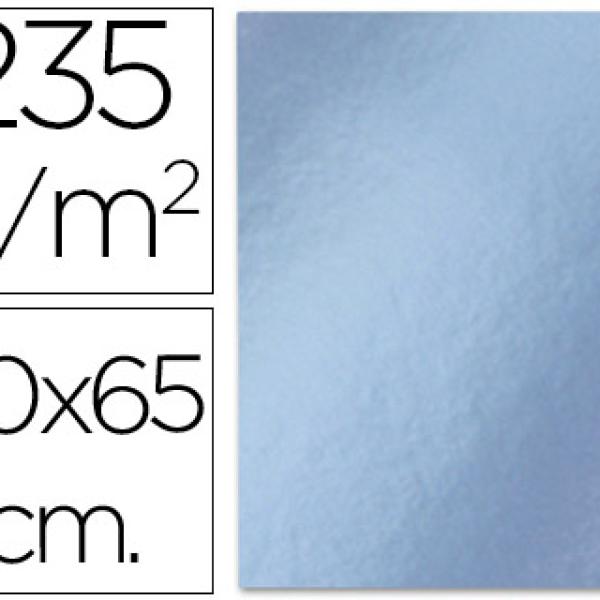 Cartolina Metalizada 50X65 cm, 235 Gr Prata