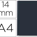 Capa de Encadernacao Leitz Opaca Rigida Lombada C de 14 mm Preta de 106 a 140 Folhas