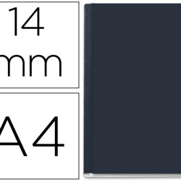 Capa de Encadernacao Leitz Opaca Rigida Lombada C de 14 mm Preta de 106 a 140 Folhas