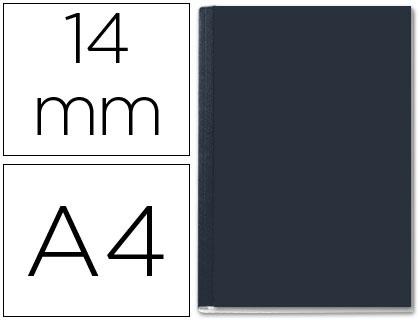 Capa de Encadernacao Leitz Opaca Rigida Lombada C de 14 mm Preta de 106 a 140 Folhas