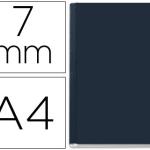 Capa de Encadernacao Leitz Opaca Rigida Lombada a de 7 mm Preta de 36 a 70 Folhas