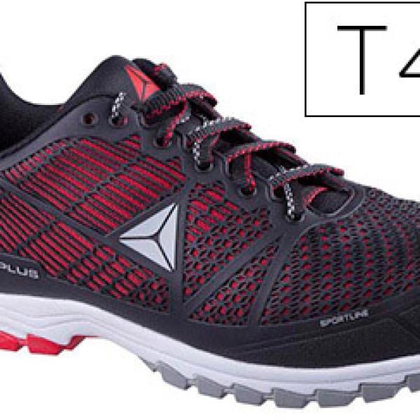 Sapatos De Seguranca Deltaplus De Poliuretano E Malha S1P Preto E Vermelho Formato 41