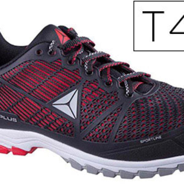 Sapatos De Seguranca Deltaplus De Poliuretano E Malha S1P Preto E Vermelho Formato 47 - FARU