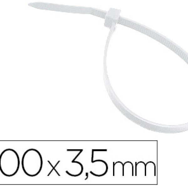 Abraçadeira 3M Para Interior Branco 200X3,5 Mm Bolsa De 100 Unidades