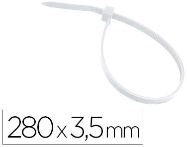 Abraçadeira 3M Para Interior Branco 280X3,5 Mm Bolsa De 100 Unidades