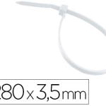 Abraçadeira 3M Para Interior Branco 280X3,5 Mm Bolsa De 100 Unidades