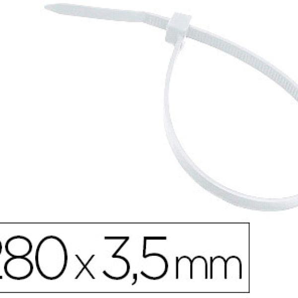 Abraçadeira 3M Para Interior Branco 280X3,5 Mm Bolsa De 100 Unidades